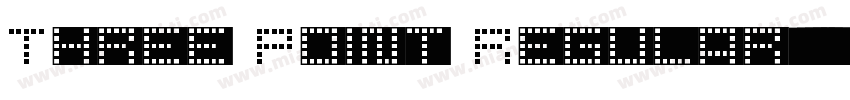 Three Point Regular字体转换
